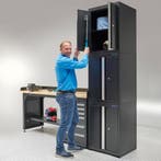 Datona Werkbank 200 cm - 3 kast deuren - 1 kast lades -, Doe-het-zelf en Verbouw, Werkbanken, Ophalen of Verzenden, Nieuw