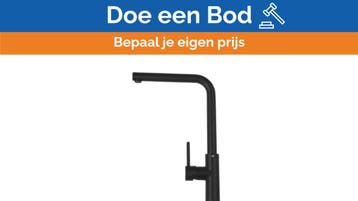 Bieden: RAF KT18.4NPVD Kitchen Mixer Water Tab Matt Black, Watersport en Boten, Ophalen of Verzenden, Nieuw, Kombuis en Sanitair