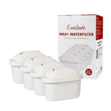 ECCELLENTE Max+ Filterpatronen 3+1 gratis, Ophalen of Verzenden, Nieuw