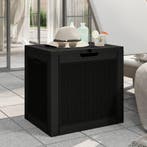 vidaXL Tuinbox 55,5x43x53 cm polypropeen zwart, Verzenden, Nieuw