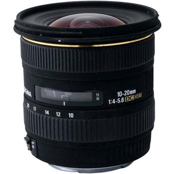 Sigma 10-20mm F4-5.6 DG HSM Zoomlens, Nieuw