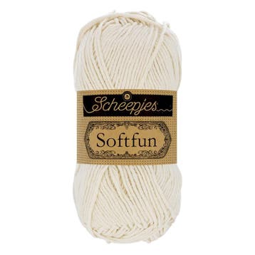 Scheepjes Softfun - 2622 Latte - Haakgaren / Breigaren, Ophalen of Verzenden, Nieuw, Breien of Haken, Wol of Garen
