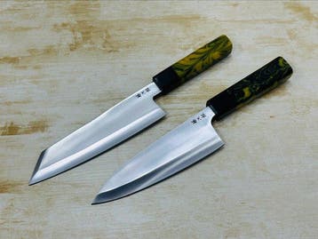 Keukenmes - Bunka & Deba - Handafgewerkte Japanse Bunka- en