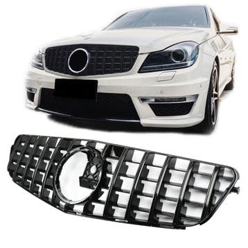 Panamericana GT Grille zwart geschikt voor Mercedes W204 |