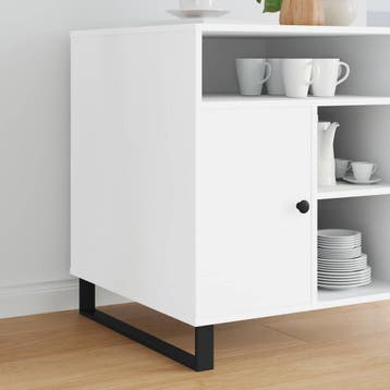 vidaXL Meubelpoten 12 st Zwart 596 x 40,5 x 100 mm IJzer, Doe-het-zelf en Verbouw, Verzenden, Nieuw