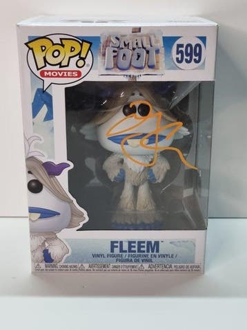 Funko - Funko Pop #599 Fleem (Small Foot) signed by James