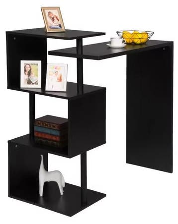 Bartafel met Opbergrek – MDF & Metaal, 97,5×38×100 cm, Verzenden, Nieuw