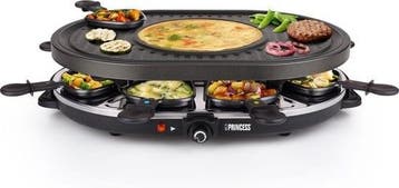 Gourmetstel voor 8 personen | 45% Korting, Witgoed en Apparatuur, Gourmetstellen, Ophalen of Verzenden, Zo goed als nieuw, 8 personen of meer