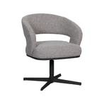 Stoel Monaco | Mushroom | Royal Boucle | Zwart Metalen Frame, Verzenden, Nieuw in verpakking