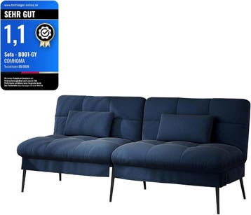 Slaapbank 2 persoons - Logeerbed - Bedbank - 184x102x42 cm -, Verzenden, Zo goed als nieuw