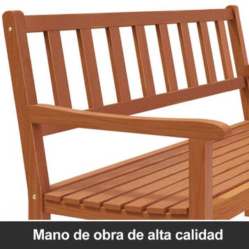 Tuinbank Kensington Acaciahout 120x90x50-58cm, Tuin en Terras, Tuinsets en Loungesets, Verzenden, Nieuw