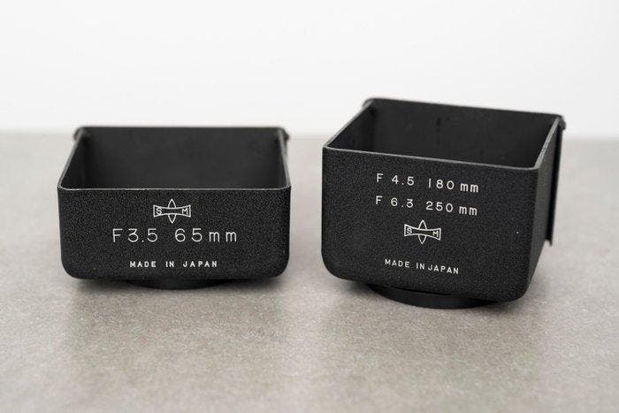 Mamiya 65mm/180mm/250mm lens hood for TLR C220 C330 Twin, Audio, Tv en Foto, Fotocamera's Analoog
