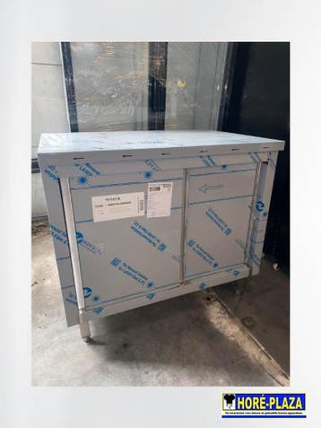 RVS werktafel | met opslag | 100x70x90 CM | horeca RVS, Nieuw zonder verpakking, Koelen en Vriezen