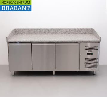 RVS Pizzawerkbank Pizzatafel Koelwerkbank 202 cm 230V Horeca, Ophalen of Verzenden, Nieuw zonder verpakking