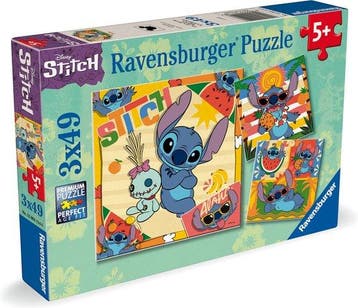 Disney Stitch - 3x49 stukjes, Hobby en Vrije tijd, Ophalen of Verzenden, Nieuw