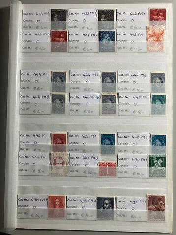 Nederland 1944/1957 - Plaatfouten Nederland - Mast 2022, Postzegels en Munten, Gestempeld