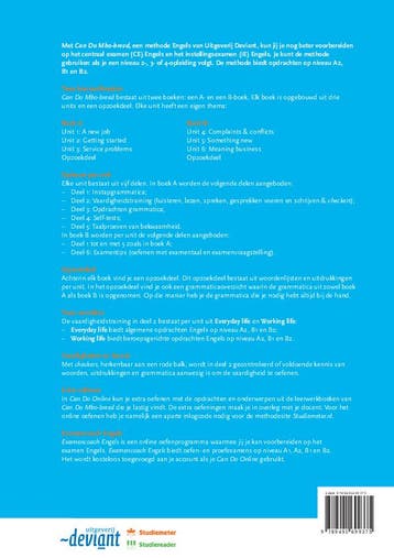 Can Do Mbo breed A Engels A2B1B2 Leerwerkboek 9789491699375, Verzenden, Zo goed als nieuw