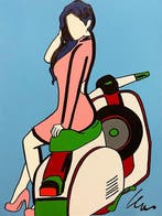 Marco Lodola (1955) - Pin Up e Vespa