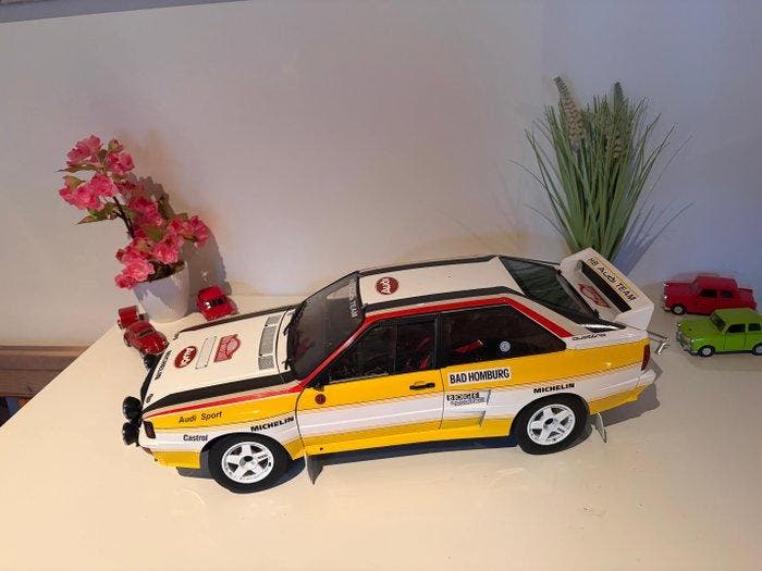 Hachette 1:8 - Modelauto - Audi A2 Quattro, Hobby en Vrije tijd, Modelauto's | 1:5 tot 1:12