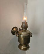 Cardanische olielamp - Scheepslamp - Messing, Antiek en Kunst