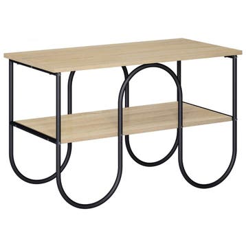 vidaXL TV-standaard 80 x 40 x 50 cm Sonoma Eiken Bewerkt, Minder dan 50 cm, Verzenden, Nieuw, Minder dan 100 cm