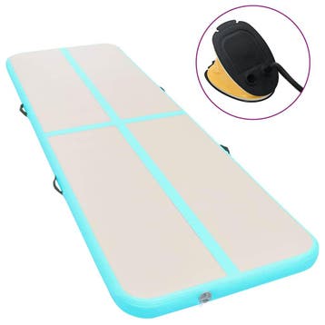 vidaXL Gymnastiekmat met pomp opblaasbaar 700x100x10 cm PVC, Sport en Fitness, Verzenden, Nieuw