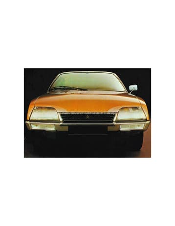 1974 CITROËN CX BROCHURE NEDERLANDS, Nieuw, Author