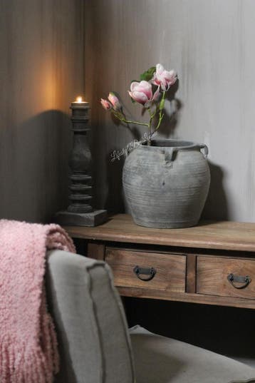 Zijden Magnolia tak bloeiend light pink 72 cm, Huis en Inrichting, Ophalen of Verzenden, Nieuw