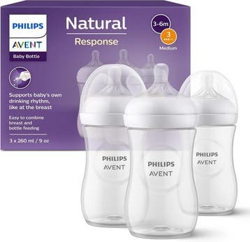 Avent Natural Response 260ml (3 stuks) - 45% korting, Ophalen of Verzenden, Nieuw, Overige typen
