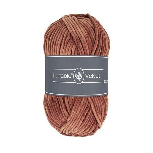 Durable Velvet 2218 Hazelnut - Haakgaren / Breigaren, Hobby en Vrije tijd, Breien en Haken, Breien of Haken, Nieuw, Wol of Garen