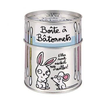 Voorraadblik/theeblik/koektrommel Derriere la Porte, Huis en Inrichting, Verzenden, Nieuw, Aluminium, Pot, Bus of Blik