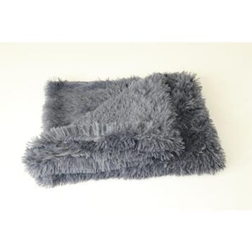 Fluffy Hondendeken 100x75 cm Antraciet (Hondenmand), Dieren en Toebehoren, Ophalen of Verzenden, Nieuw, Overige