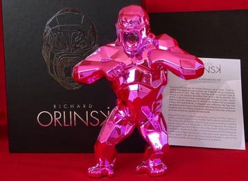 Richard Orlinski (1966) - Kong Spirit - Pink Edition, Antiek en Kunst