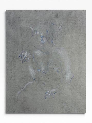 Robert Detheux (1932-2010) - Créature féline hybride – 2009