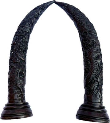 Decoratief ornament - Grote met de hand gesneden