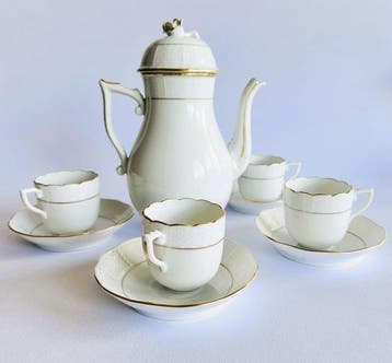 Herend - Koffieservies - Herend – Coffee Set for 4 Persons –