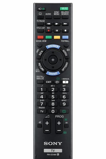 Afstandsbediening RM-ED060 voor Sony Bravia KDL-32W700B / KD, Verzenden, Zo goed als nieuw