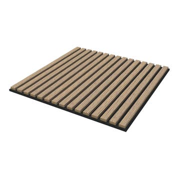 Akoestisch wandpaneel Vang 12 stuks 4,32 m² walnootkleurig l, Verzenden, Nieuw