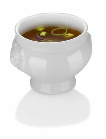 Hendi Porselein Wit Soepkommen 125 ml | 6 stuks, Verzenden