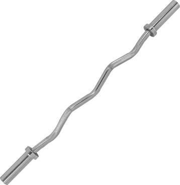 Tunturi Olympische Halterstang - Curl - Ø 50 mm - Incl., Sport en Fitness, Fitnessmaterialen, Ophalen of Verzenden, Zo goed als nieuw
