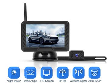 Draadloze achteruitrijcamera set 4.3inch, Verzenden, Nieuw