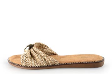 Graceland Slippers in maat 41 Beige, Slippers, Verzenden, Beige, Zo goed als nieuw