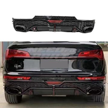 Diffuser With Black Exhaust Tips Voor Audi Q5 S Line/SQ5 FY, Ophalen of Verzenden, Nieuw