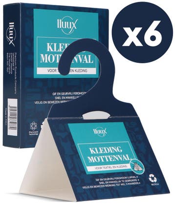 lluux Kleding Mottenval 6 stuks - Motten bestrijden, Verzenden, Nieuw