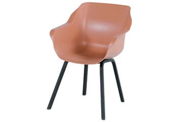Hartman Sophie Element dining armstoel - Italian terra - Alu, Verzenden, Nieuw, Overige materialen