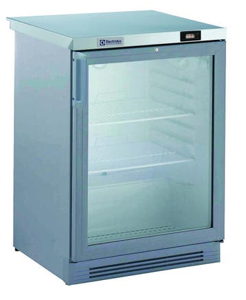 ELECTROLUX  KOELKAST 160 L, GRIJS, GLASDEUR, R600a, Verzenden, Nieuw in verpakking