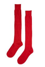 Sokken Rood Gebreid 39 40 41 42 43 44 45 46 Dames Heren Unis, Ophalen of Verzenden, Nieuw, Carnaval