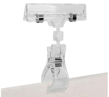 Prijskaarthouder Klem 101mm | Displaywinkel.nl, Verzenden, Nieuw in verpakking, Etalage
