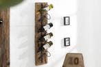 Massief wandwijnrek BARRACUDA 100cm flessenhouder van, Ophalen of Verzenden, Nieuw