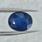 1 pcs Blauw Saffier - 3.41 ct - Gemological Institute of, Sieraden, Tassen en Uiterlijk, Edelstenen, Nieuw